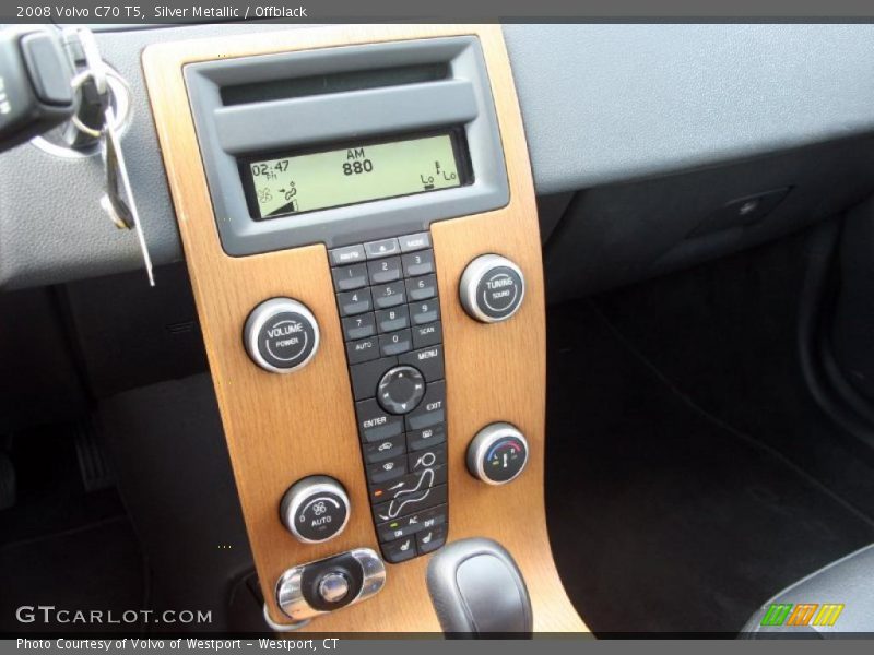 Silver Metallic / Offblack 2008 Volvo C70 T5