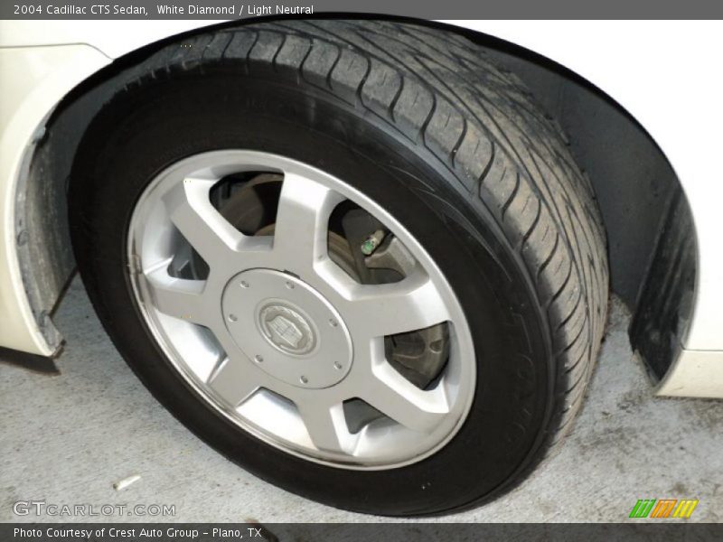 White Diamond / Light Neutral 2004 Cadillac CTS Sedan