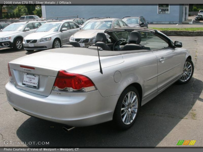 Silver Metallic / Offblack 2008 Volvo C70 T5