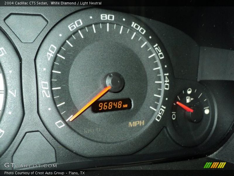 White Diamond / Light Neutral 2004 Cadillac CTS Sedan
