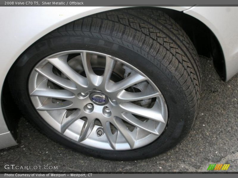 Silver Metallic / Offblack 2008 Volvo C70 T5