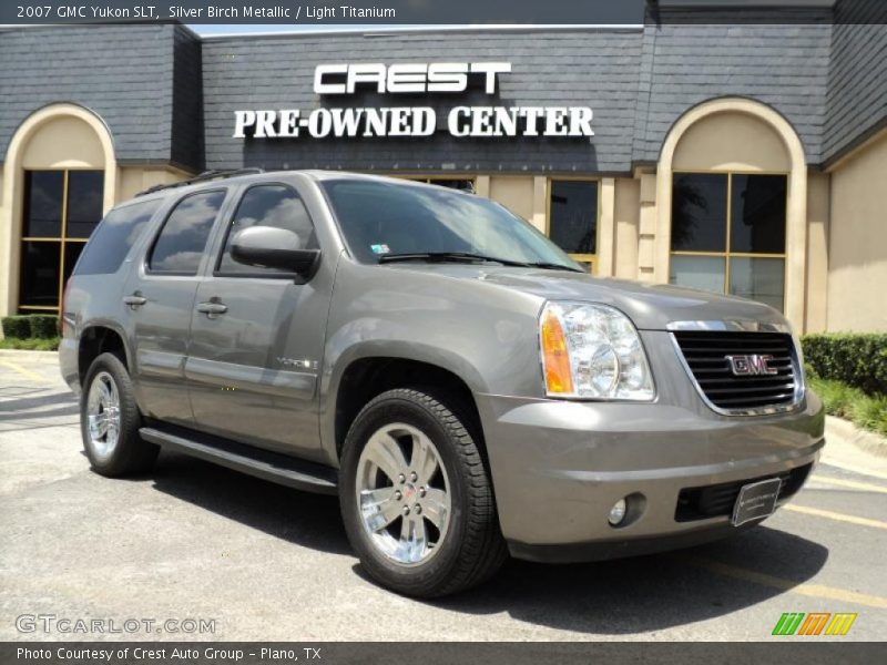 Silver Birch Metallic / Light Titanium 2007 GMC Yukon SLT