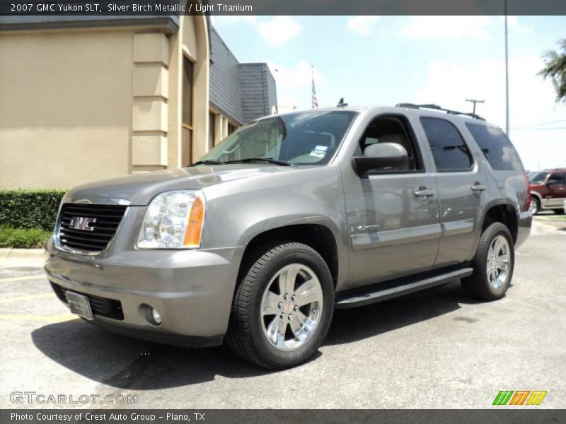 Silver Birch Metallic / Light Titanium 2007 GMC Yukon SLT