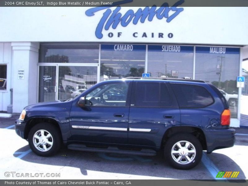 Indigo Blue Metallic / Medium Pewter 2004 GMC Envoy SLT