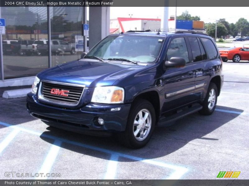 Indigo Blue Metallic / Medium Pewter 2004 GMC Envoy SLT