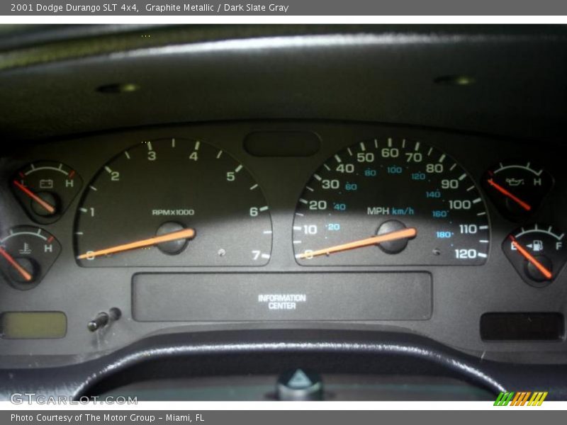 Graphite Metallic / Dark Slate Gray 2001 Dodge Durango SLT 4x4