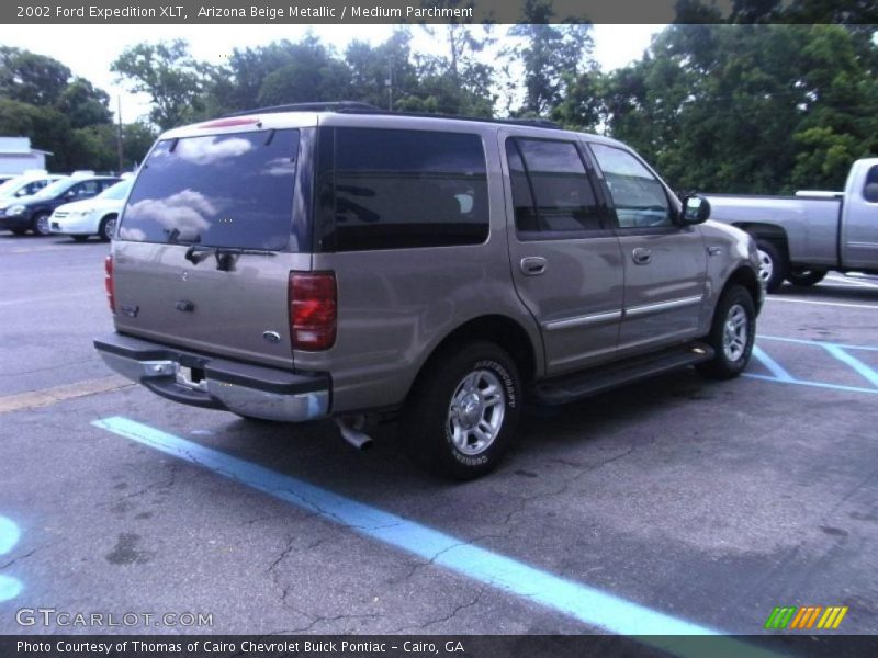 Arizona Beige Metallic / Medium Parchment 2002 Ford Expedition XLT