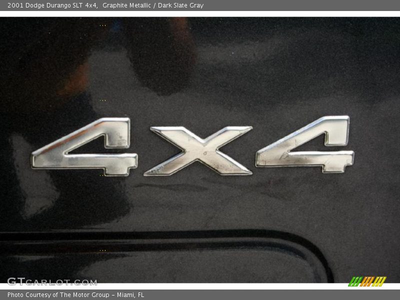 Graphite Metallic / Dark Slate Gray 2001 Dodge Durango SLT 4x4