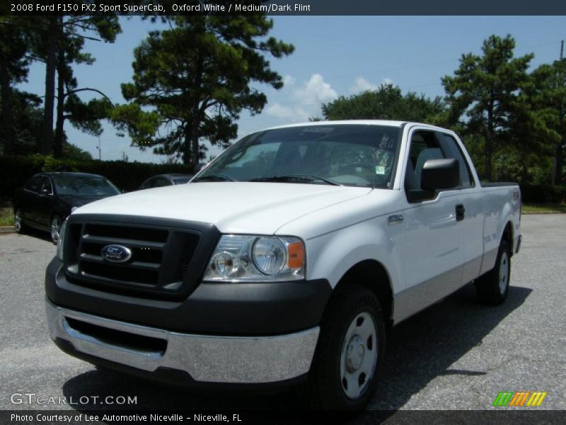 Oxford White / Medium/Dark Flint 2008 Ford F150 FX2 Sport SuperCab