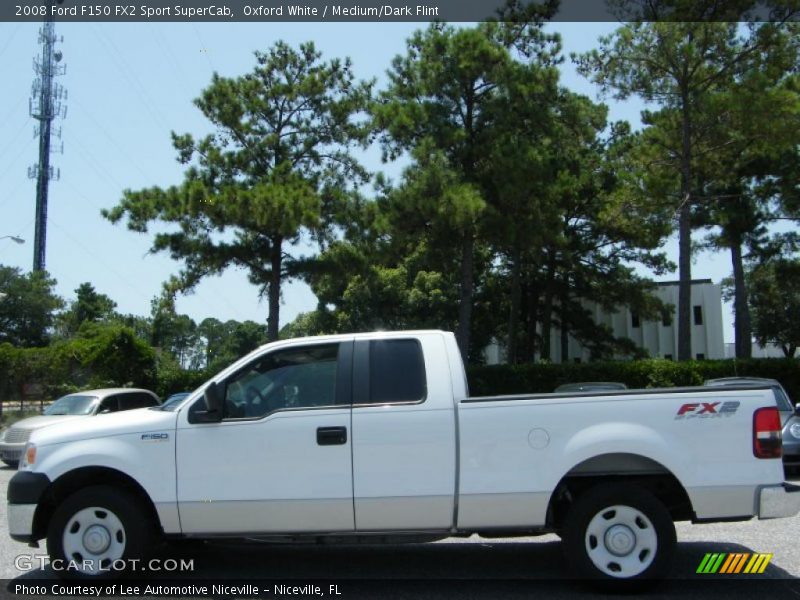Oxford White / Medium/Dark Flint 2008 Ford F150 FX2 Sport SuperCab