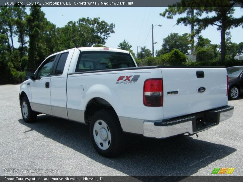 Oxford White / Medium/Dark Flint 2008 Ford F150 FX2 Sport SuperCab