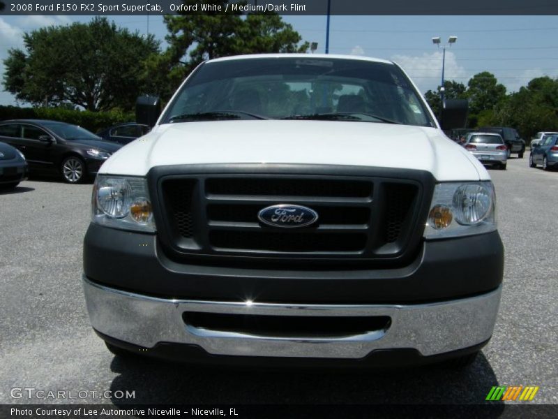 Oxford White / Medium/Dark Flint 2008 Ford F150 FX2 Sport SuperCab