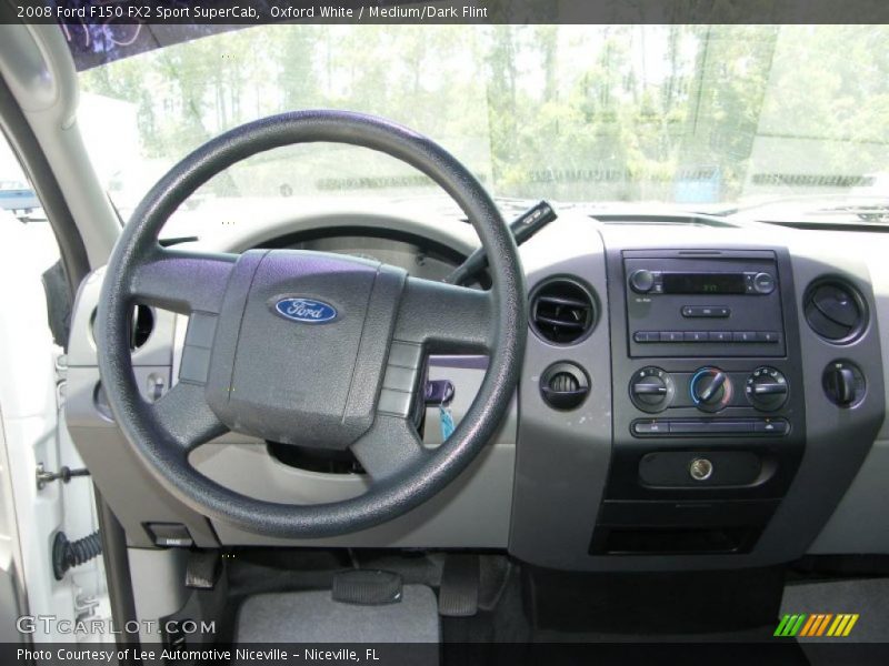 Oxford White / Medium/Dark Flint 2008 Ford F150 FX2 Sport SuperCab