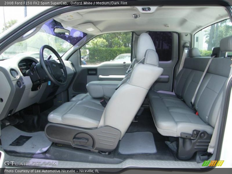 Oxford White / Medium/Dark Flint 2008 Ford F150 FX2 Sport SuperCab