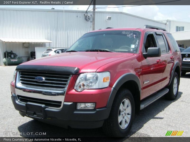 Redfire Metallic / Camel 2007 Ford Explorer XLT