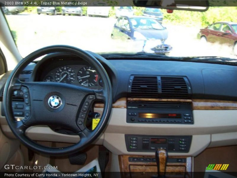 Topaz Blue Metallic / Beige 2003 BMW X5 4.4i