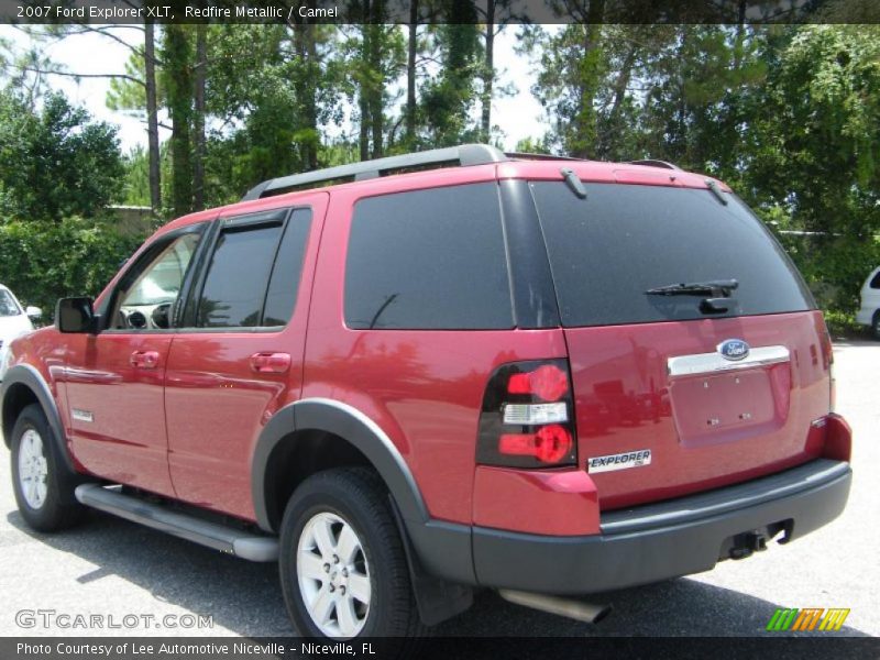 Redfire Metallic / Camel 2007 Ford Explorer XLT