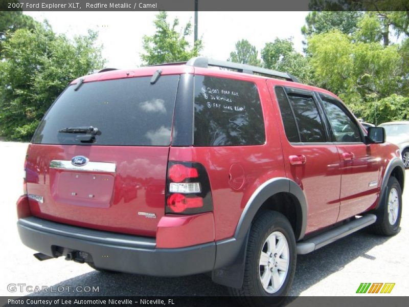Redfire Metallic / Camel 2007 Ford Explorer XLT