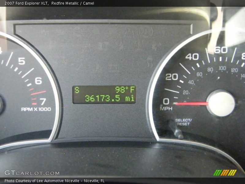 Redfire Metallic / Camel 2007 Ford Explorer XLT