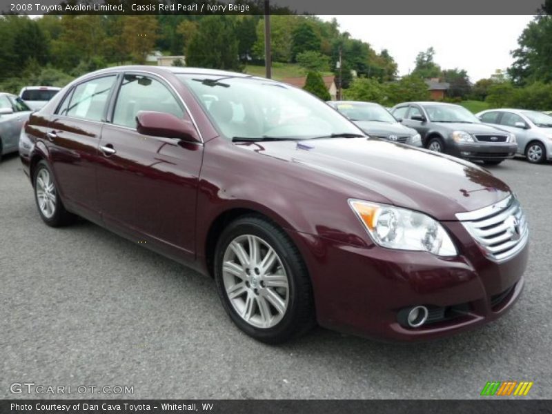 Cassis Red Pearl / Ivory Beige 2008 Toyota Avalon Limited