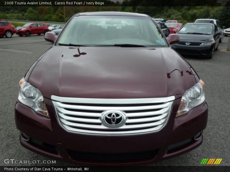 Cassis Red Pearl / Ivory Beige 2008 Toyota Avalon Limited