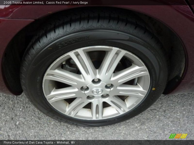 Cassis Red Pearl / Ivory Beige 2008 Toyota Avalon Limited