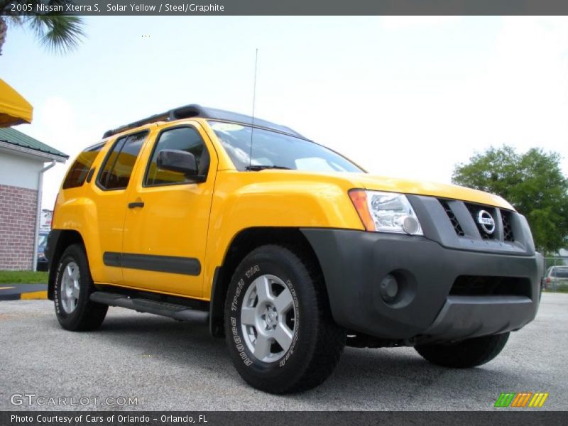 Solar Yellow / Steel/Graphite 2005 Nissan Xterra S