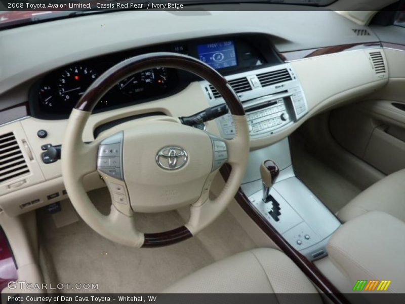 Cassis Red Pearl / Ivory Beige 2008 Toyota Avalon Limited