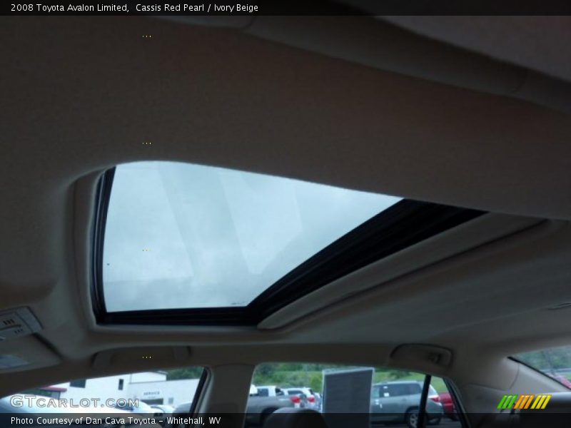 Cassis Red Pearl / Ivory Beige 2008 Toyota Avalon Limited