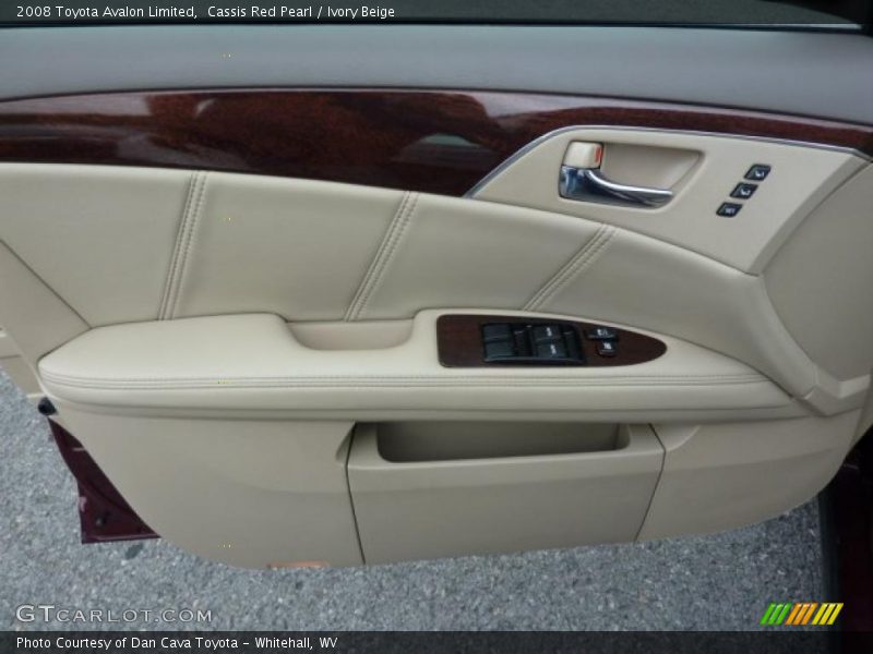 Cassis Red Pearl / Ivory Beige 2008 Toyota Avalon Limited