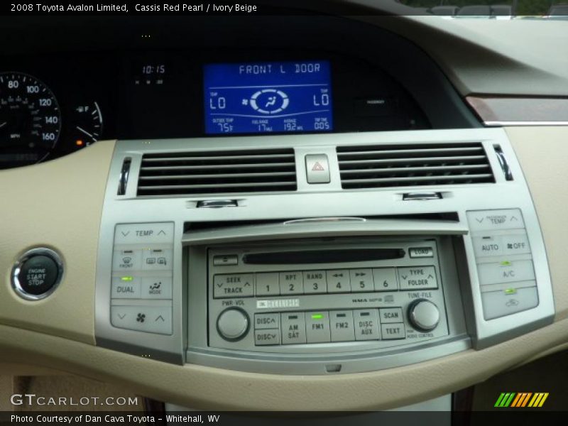 Cassis Red Pearl / Ivory Beige 2008 Toyota Avalon Limited