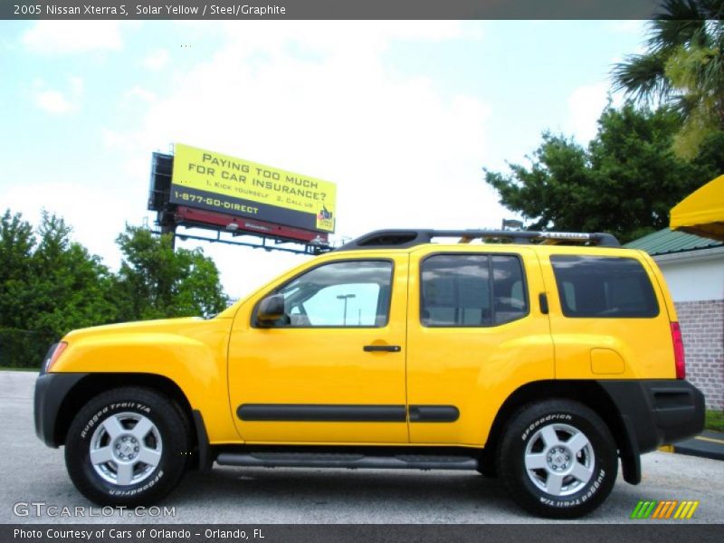 Solar Yellow / Steel/Graphite 2005 Nissan Xterra S