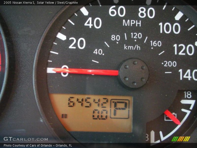 Solar Yellow / Steel/Graphite 2005 Nissan Xterra S