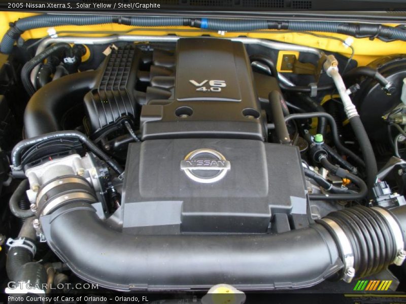 Solar Yellow / Steel/Graphite 2005 Nissan Xterra S