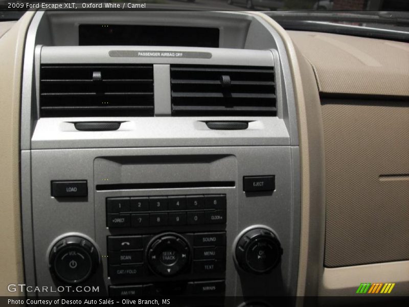 Oxford White / Camel 2009 Ford Escape XLT