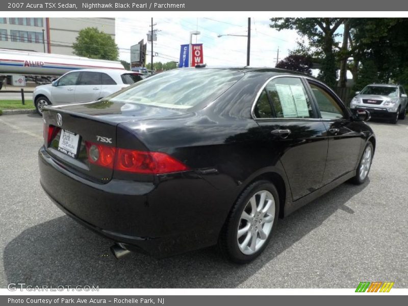 Nighthawk Black Pearl / Parchment 2007 Acura TSX Sedan