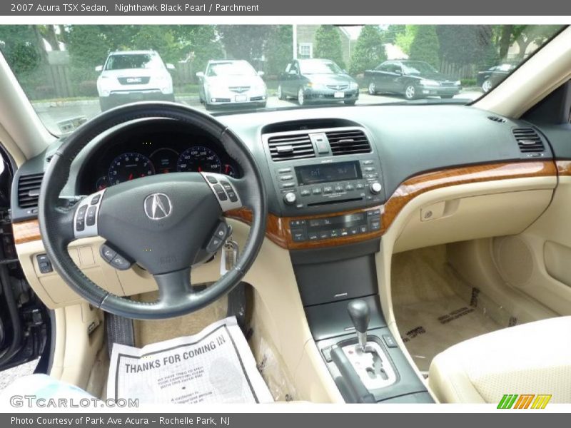 Nighthawk Black Pearl / Parchment 2007 Acura TSX Sedan