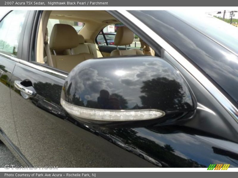 Nighthawk Black Pearl / Parchment 2007 Acura TSX Sedan