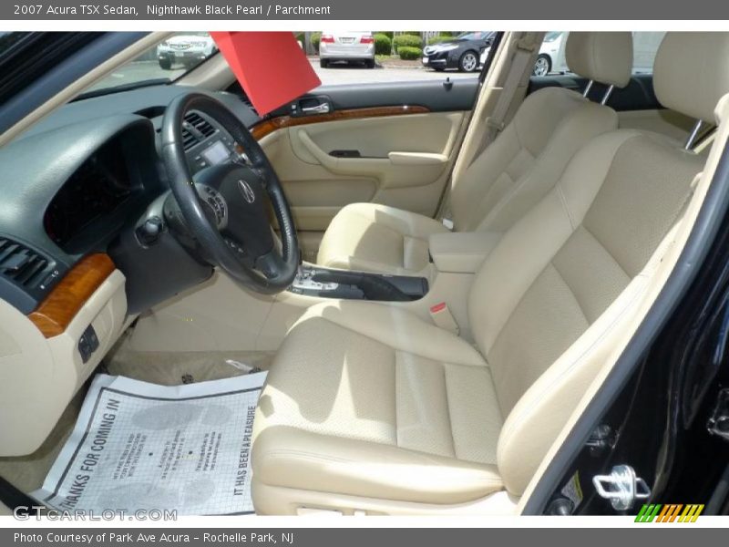Nighthawk Black Pearl / Parchment 2007 Acura TSX Sedan