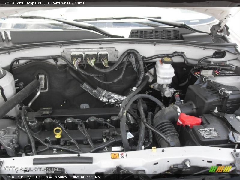 Oxford White / Camel 2009 Ford Escape XLT