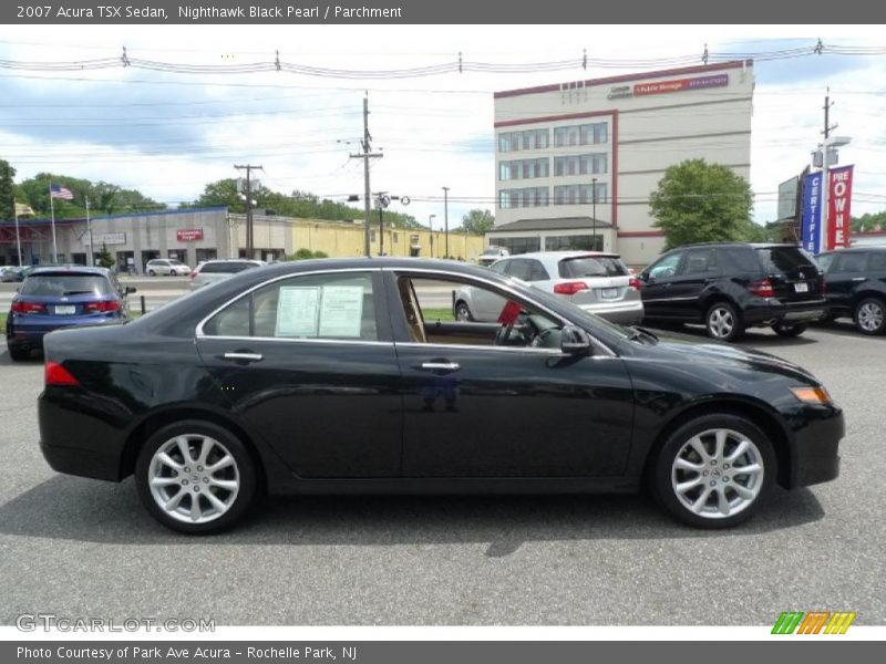 Nighthawk Black Pearl / Parchment 2007 Acura TSX Sedan