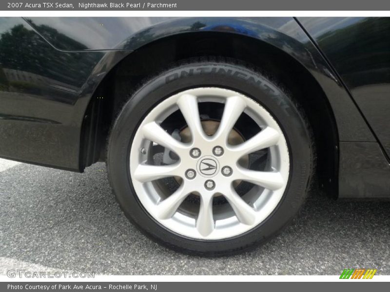 Nighthawk Black Pearl / Parchment 2007 Acura TSX Sedan