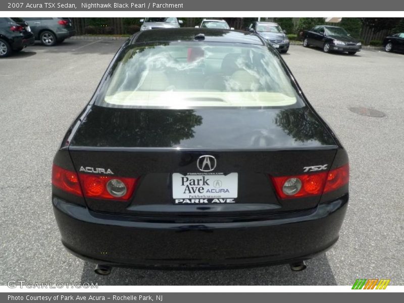 Nighthawk Black Pearl / Parchment 2007 Acura TSX Sedan
