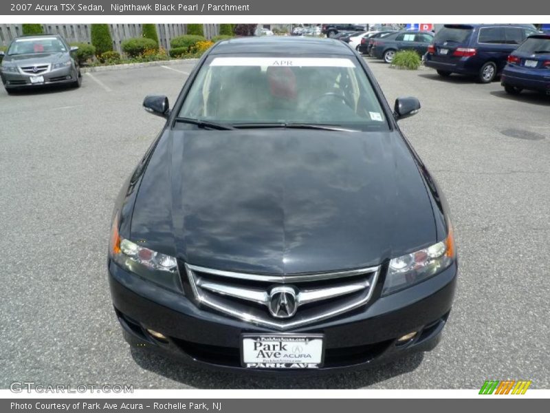 Nighthawk Black Pearl / Parchment 2007 Acura TSX Sedan