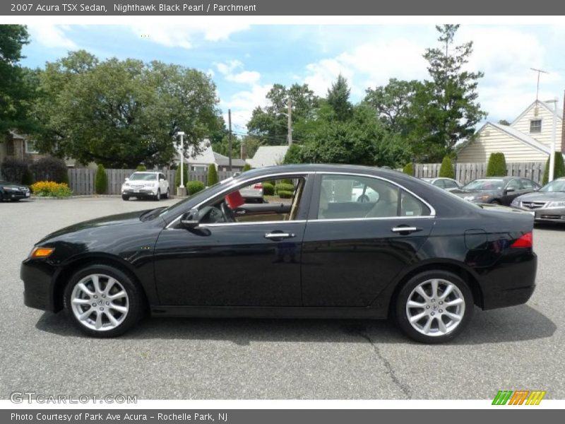 Nighthawk Black Pearl / Parchment 2007 Acura TSX Sedan