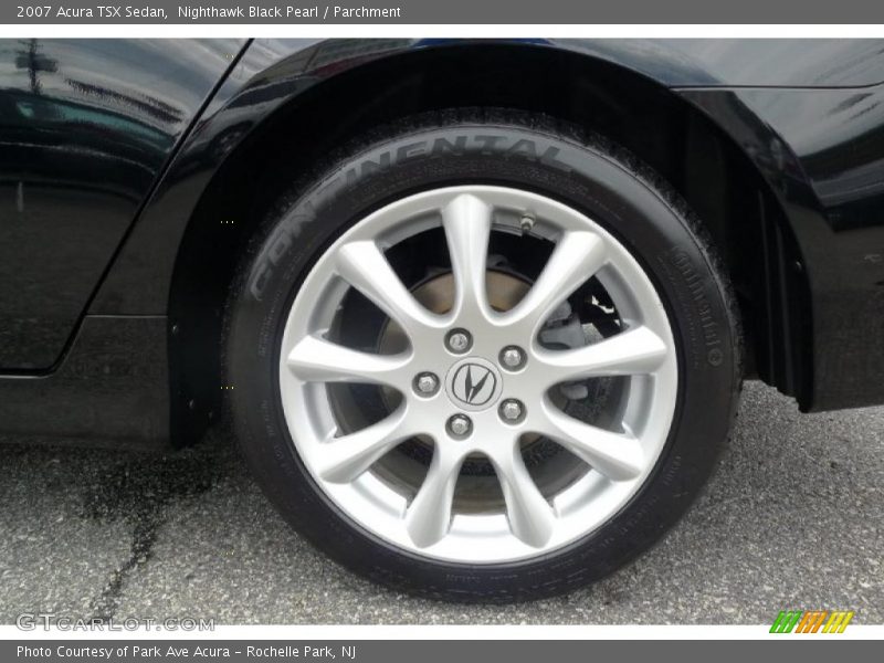 Nighthawk Black Pearl / Parchment 2007 Acura TSX Sedan