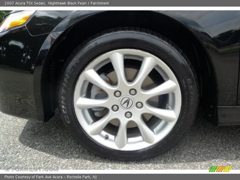 Nighthawk Black Pearl / Parchment 2007 Acura TSX Sedan