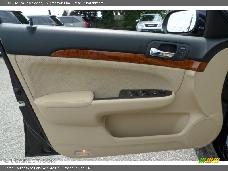 Nighthawk Black Pearl / Parchment 2007 Acura TSX Sedan