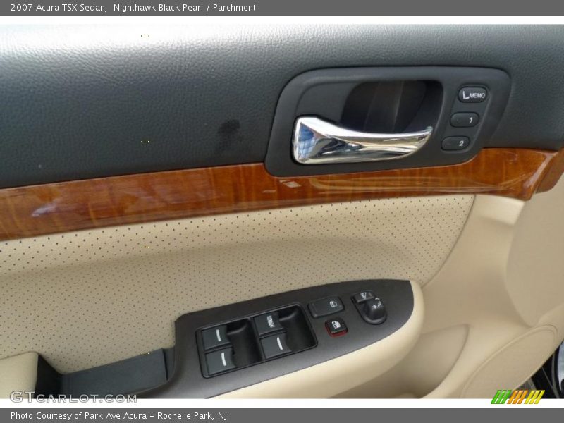 Nighthawk Black Pearl / Parchment 2007 Acura TSX Sedan