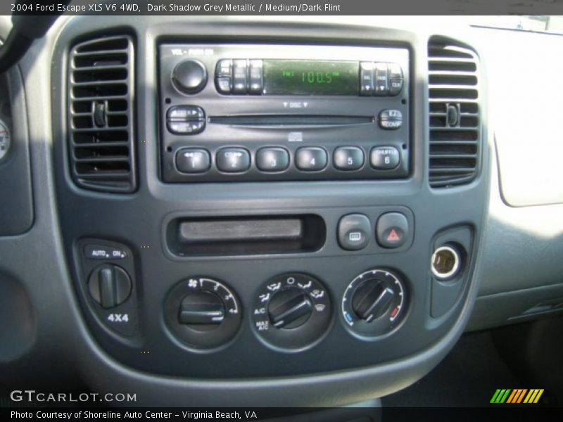 Dark Shadow Grey Metallic / Medium/Dark Flint 2004 Ford Escape XLS V6 4WD